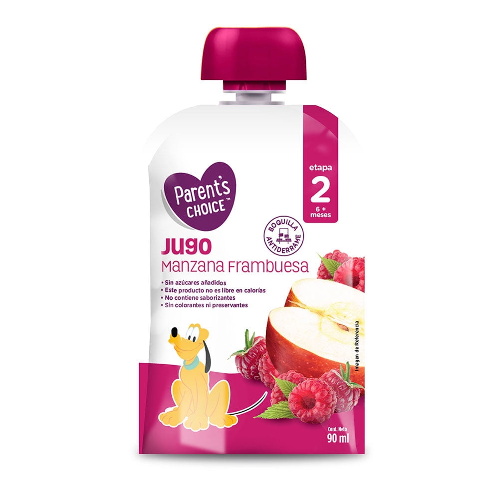 Jugo Manzana Frambuesa 90 ml Parent's Choice