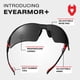 thumbnail image 2 of Gafas de sol de seguridad NoCry Work and Sports teñidas en verde UV400, 2 of 8