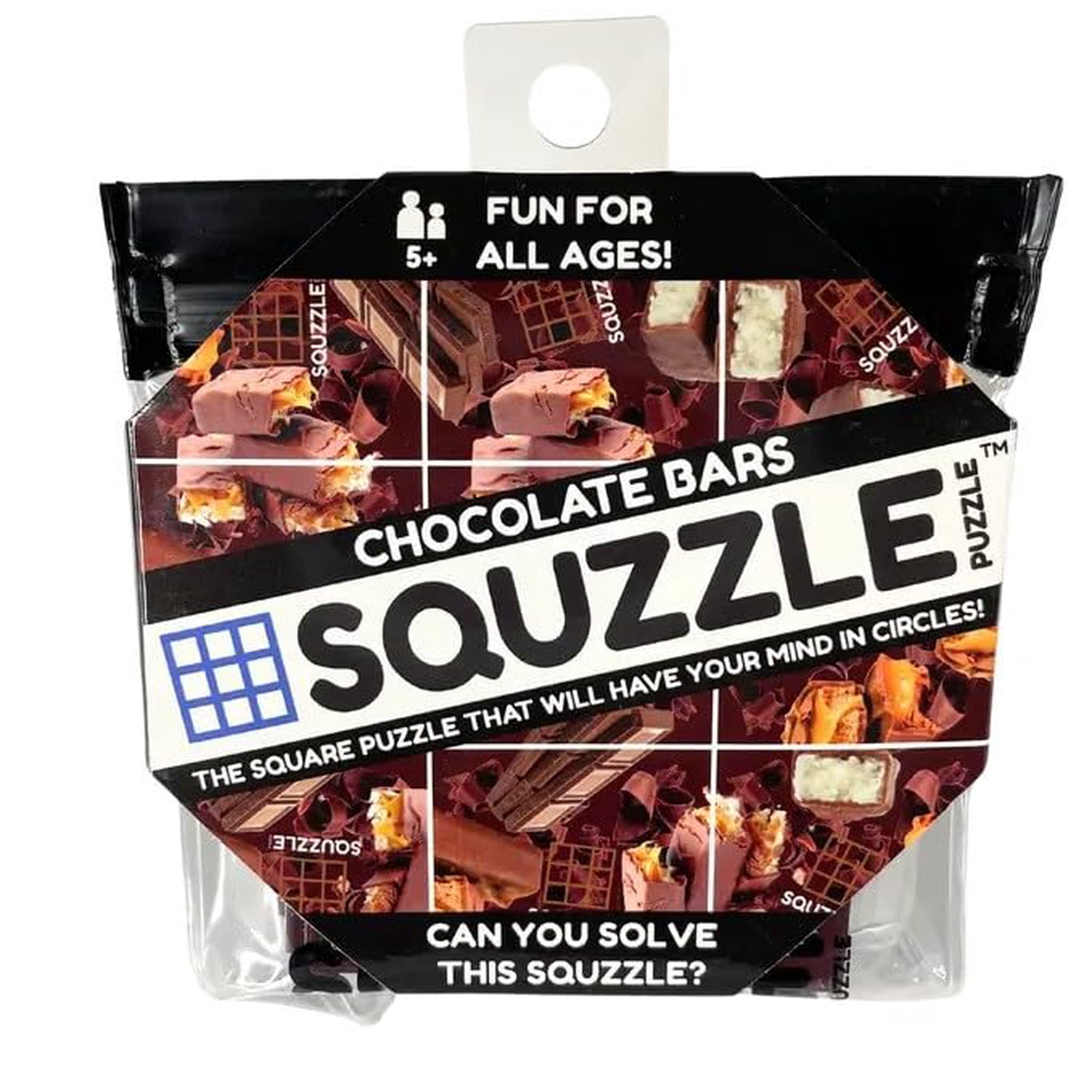 Fun Squared Games - Juego De Rompecabezas Divertido Con Forma Cuadrada, 9 Piezas, Con Bolsa De Almacenamiento