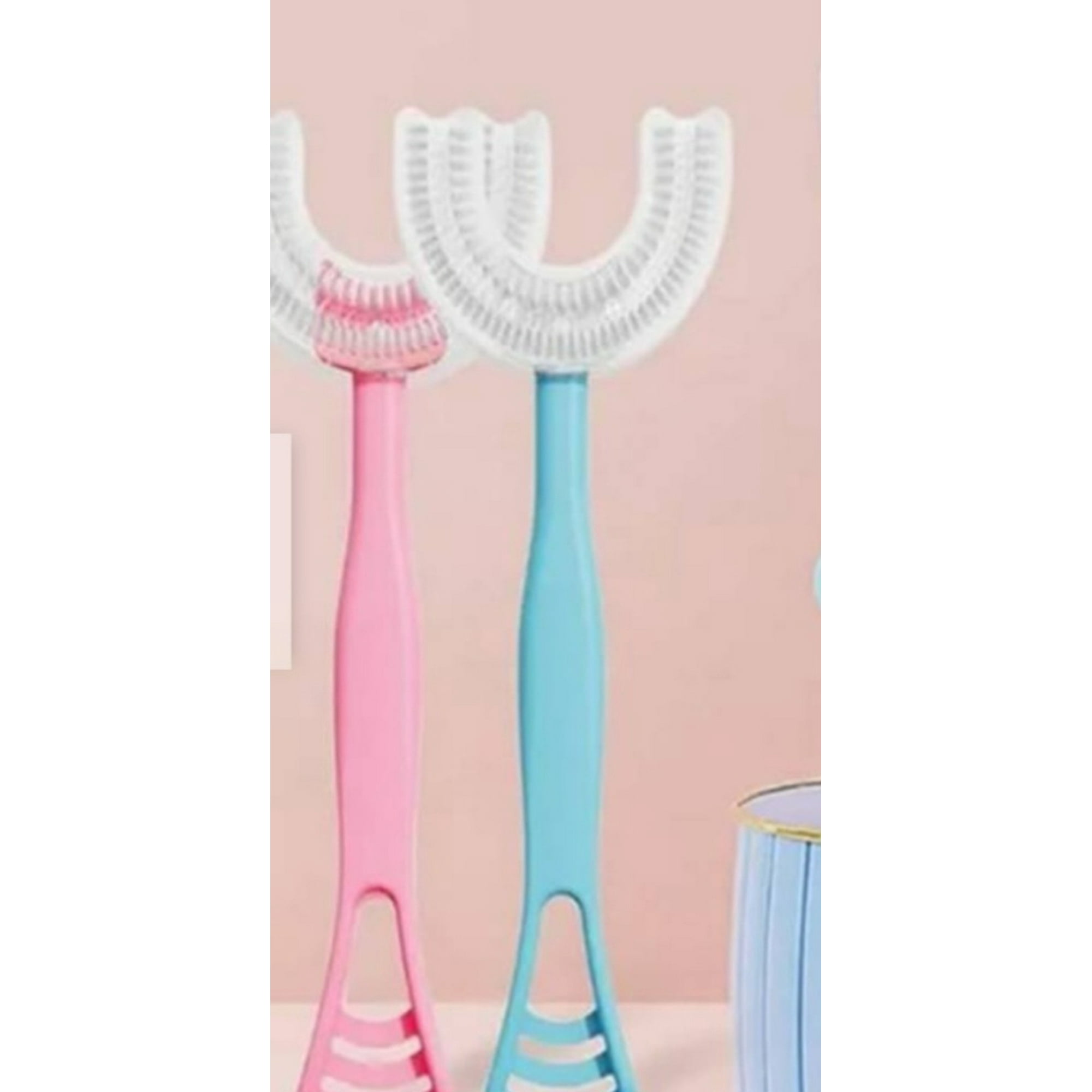 Mundo Eve - Cepillo Dientes Infantil Silicona Diseños Rosado