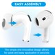thumbnail image 4 of Puntas de Silicona Ultra Finas YSIUENG para AirPods 4, 4 of 7