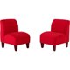 thumbnail image 5 of Living Lua Sofa 3 Cuerpos + 2 Poltronas Felpa Rojo, 5 of 6