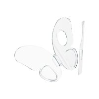 Magideal - Paleta De Maquillaje, Paleta De Mezcla De Cosméticos, Compacta, Fácil De Usar, Accesorios Acrílicos Transparentes, Paleta De Base Para Sombra De Ojos