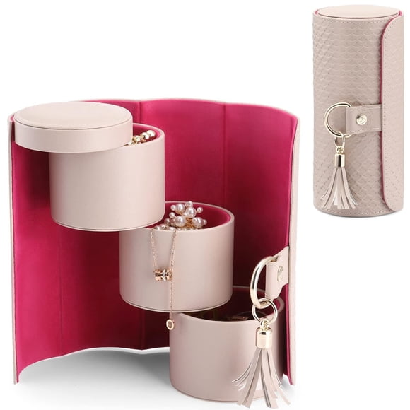 Estuche de joyería VLANDO 8 × 8 × 19 cm – Accesorios de viaje