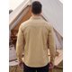 thumbnail image 3 of INSPIRE CHIC Camisa de Trabajo Casual para Hombre con Bolsillos en el Pecho, Manga Larga, Camisa de Carga para Exteriores XL Caqui, 3 of 6