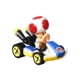 thumbnail image 1 of Mario Kart Toad de Toy Hot Wheels con Kart estándar a escala 1:64, 1 of 4