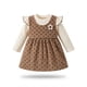 thumbnail image 1 of Vestido Manga Larga De Cotele Con Estampado Para Niñas Primavera Verano, 1 of 3