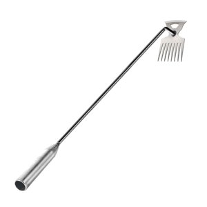 Ioensy - Extractor De Malas Hierbas Elimina Fácilmente Las Malas Hierbas Recogedor De Malas Hierbas Para Jardinería Plantación De Malas Hierbas 73 Cm 8 Dientes