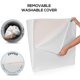thumbnail image 4 of Ebung Almohada de Memory Foam con Elevación de Patas / Cuña de Espuma de Alta Densidad Elevable con Funda Lavable / 24" (L) x 21" (W) x 8" (H), 4 of 8
