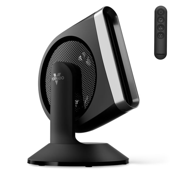 Ventilador de mesa Vornado STRATA 8 OmniWave de 10 velocidades, negro