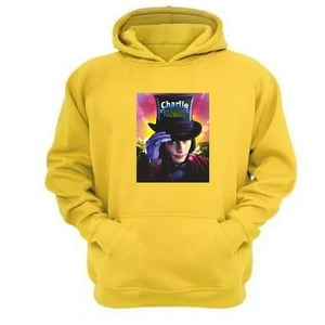Genérico - Poleron Canguro Wonka Amarillo Talla L Unisex
