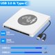 thumbnail image 4 of Unidad de DVD externa BUNUD USB-C Grabadora de DVD USB 3.0, 4 of 7