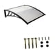 thumbnail image 4 of Toldo para puerta, toldo para ventana, resistente, práctico, moderno, fácil de usar, accesorios para toldo de puerta para porche residencial, puerta Largo por pared 120cm, 4 of 5