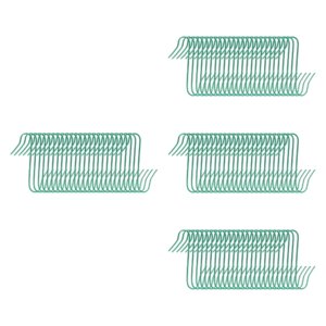 Bothyi - 100 Ganchos De Metal Para Adornos Navideños, Ganchos Colgantes Para Vacaciones, Bodas, Hogar, Color Verde