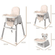 thumbnail image 2 of Silla comer Eshopangie 2 en 1 plegable color celeste, 2 of 3