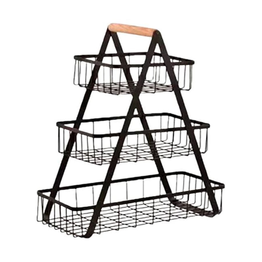 Click Ventas - Organizador Frutero Metálico 3 Niveles