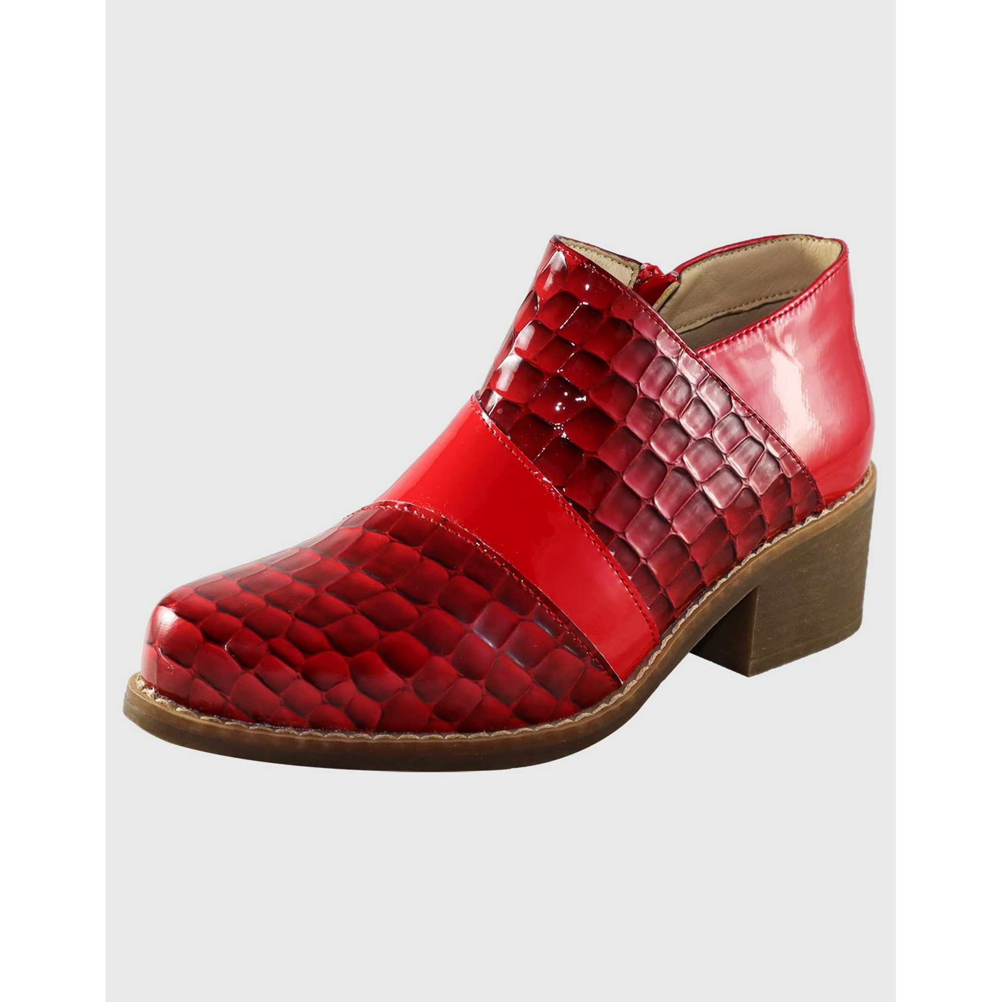 Danicolle Calzado - Botin Crossed Rojo