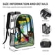 thumbnail image 3 of Speed Buggymochila Transparente Temática Resistente Y Duradera Bolsa See through Para Trabajo Deporte Universidad Y Viaje 31 × 43 Cm, 3 of 6