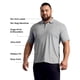 thumbnail image 2 of Pack de 3 camisas polo True Classic para hombre, talla M, variedad, 2 of 9