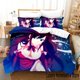 thumbnail image 1 of ed Fairy Tail Bedding Set Duvet Cover Bed Set Quilt Cover Pillowcase Comforter Size Boys Adult Bedding Bed Sheets, 1 of 5