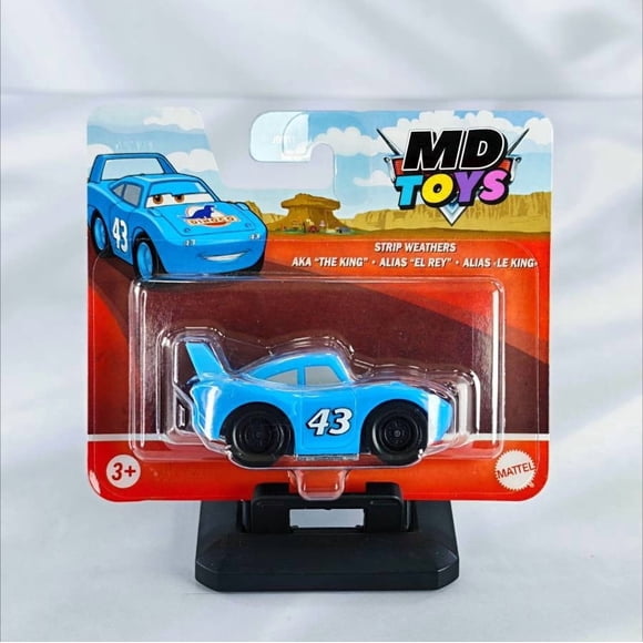 Strip Weathers «El Rey» – Cars Básico Disney/Pixar 7cm Mattel