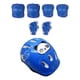 thumbnail image 2 of Kit De Casco De Bicicleta Para Ni?os, Casco De Monopatín Portátil Para Patinaje, Monopatín, Patín, Azul, 2 of 5