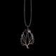 thumbnail image 3 of Healing Stones Tree of Life Necklace with Tiger Eye and Amethyst Crystals - Chakra Jewelry for Men and Women - Copper Wire Wrap Gemstone Pendant, 3 of 5