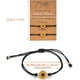 thumbnail image 2 of Pulsera de San Valentín, pulsera de promesa de amistad, 2 pulseras de girasol, pulseras de promesa de meñique o pulsera de pareja, regalo ideal para parejas., 2 of 7