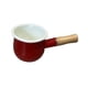 thumbnail image 3 of Mini cacerola para de 17 , cacerola pequeña para sopa, utensilios de cocina pequeños multiusos con mango de madera para té, agua hirviendo, Rojo, 3 of 5