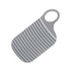 thumbnail image 3 of Tabla de lavado portátil con mango de silicona conveniente para llevar tabla de lavar antideslizante gruesa para accesorios de lavandería hogar estudi Gris, 3 of 5