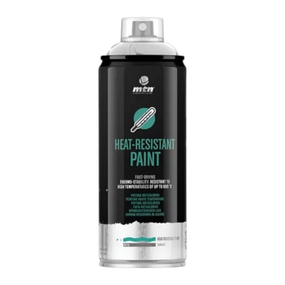 Pintura Alta Temperatura MTN Gris Mate 400ml