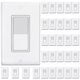 thumbnail image 1 of Interruptor de luz ThUnderway Decorator Paddle Rocker de 3 vías, 15 A, 1 of 9