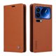 thumbnail image 4 of Funda Billetera de Cuero para Xiaomi 17 Pro con Tarjetero y Soporte - Tapa Magnética Marrón, 4 of 5
