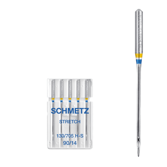 Aguja Schmetz para coser telas elasticadas Nr 90