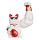 thumbnail image 2 of Brazo Musculoso Chino Lucky Cat Figurilla Fortune Brazo Que Agita Para Coche Blanco 1, 2 of 3