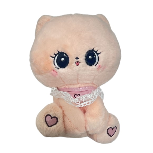 Peluche De Gato Ojos Lindos Peludo Tierno Niños Bebes R