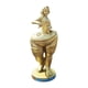 thumbnail image 2 of Escultura De Figura De Dama Centro De Mesa Artesanía De Habitación Estatua De Mujer De Poliresina Dorada, 2 of 5