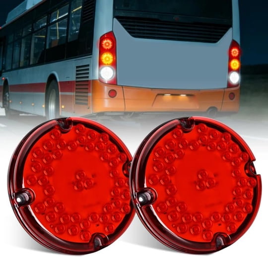 Luces Traseras Nilight 18 cm 47 led Lente Rojo Reflectante