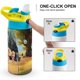 thumbnail image 4 of Camión de basura Botella de Agua con Tapa Pop Top de Un Toque, Acero Inoxidable, a Prueba de Fugas, para Deportes, Botella Infantil azul 12 oz, 4 of 6