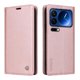thumbnail image 1 of Funda Billetera de Cuero para Xiaomi 17 Pro con Tarjetero y Soporte - Tapa Magnética Rosa, 1 of 5