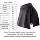 thumbnail image 2 of Faldas pantalón de tenis negras con bolsillos para mujer, falda con cordón para niña, faldas deportivas, faldas pantalón de entrenamiento, 2 of 7