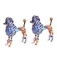 thumbnail image 5 of 2pcs Graffiti Perro Figurilla Caniche Escultura Resina Estatua Decoración Del Hogar Artesanía, 5 of 5
