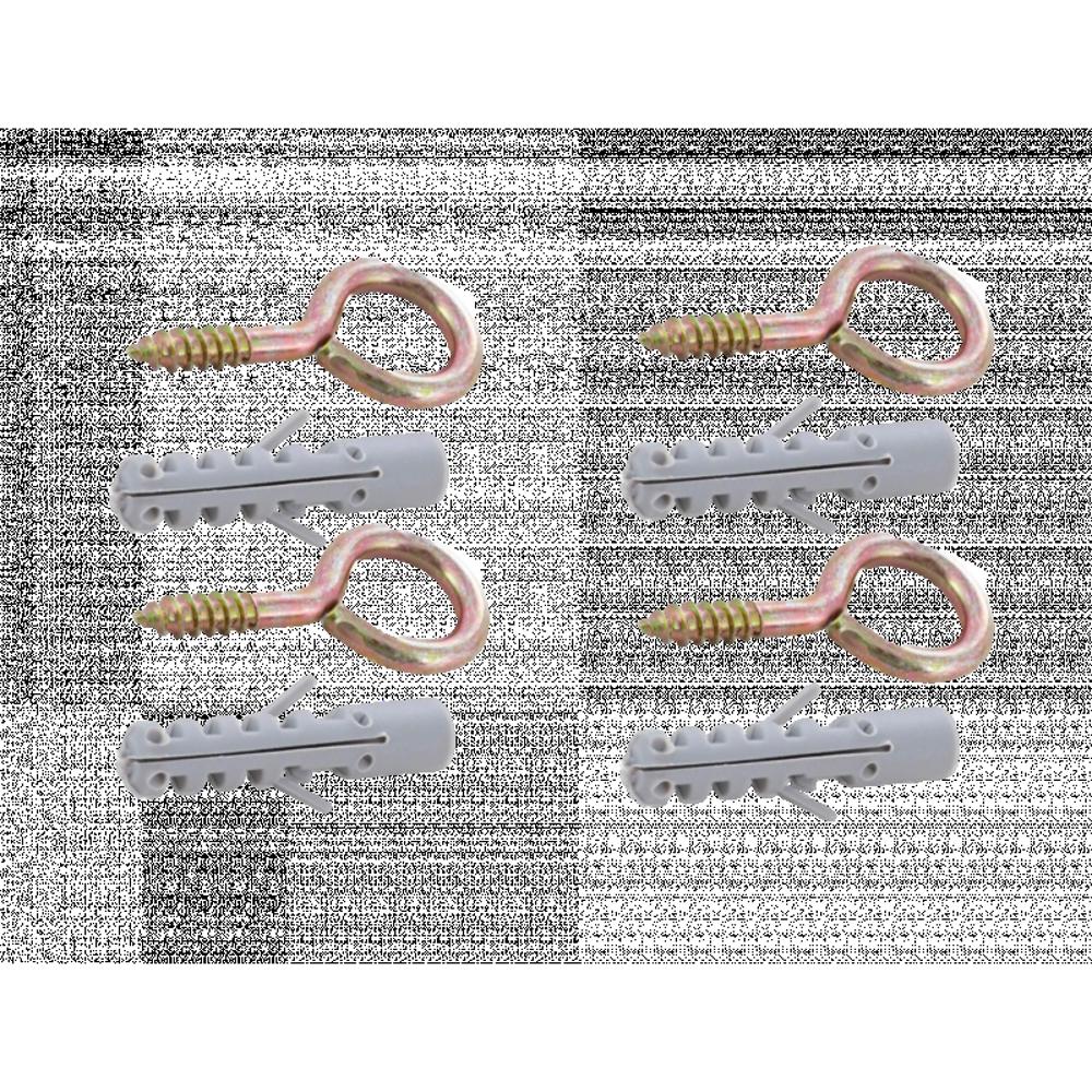 Cancamo Cerrado Y Tarugo Nylon Nº 7 / 8Mm 4 Juegos - Rukafe Basics