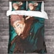 thumbnail image 3 of Juego De Funda Nórdica Jujutsu Kaisen Juego De Ropa De Cama De Microfibra 3d De Poliéster Con Funda De Almohada Juego De 3 Piezas Funda Nórdica Con Cremallera, 3 of 3