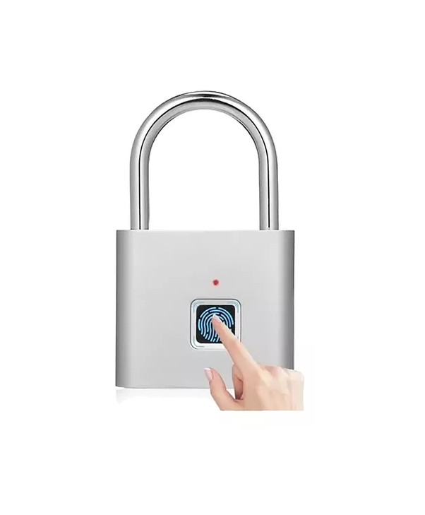 Genérico - Candado Inteligente Con Huella Dactilar Sin Llave Color Gris