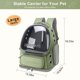 thumbnail image 5 of Mochila transportadora para gatos YUNLINLI, transpirable, plegable, 7,5 kg, 5 of 6