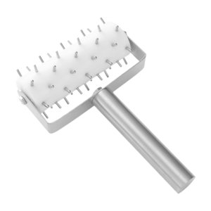 Magideal - Rodillo Para De Pizza, Herramienta Para Hornear, Herramienta Para Hornear, Rodillo De Aguja Para Bricolaje, Alfileres Para Pizza, Perforador De P