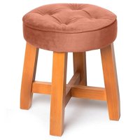 Barra Design - Pouf Puff Spring Felpa Canela
