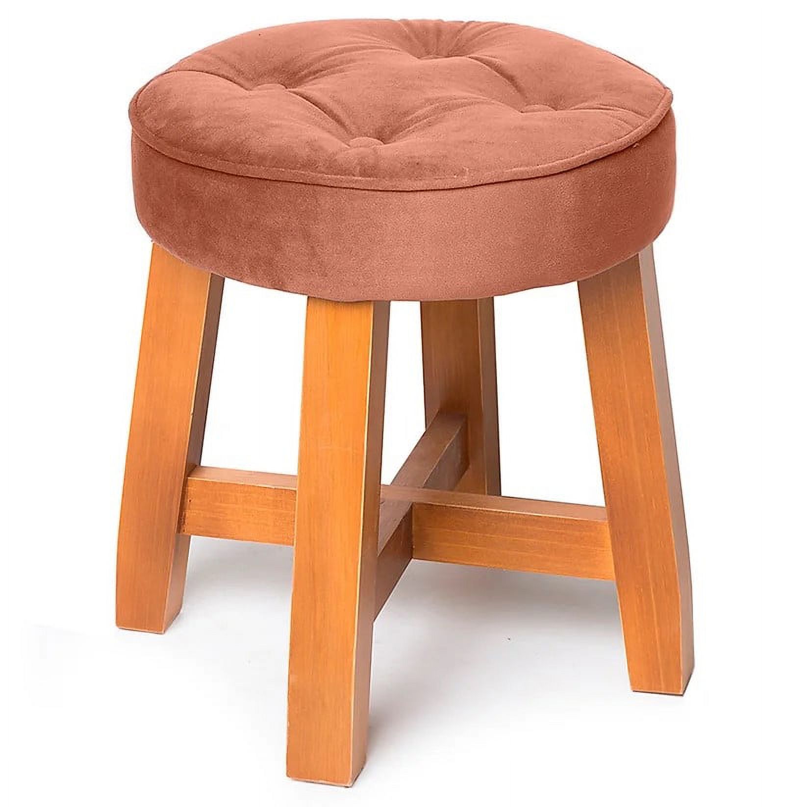 Barra Design - Pouf Puff Spring Felpa Canela