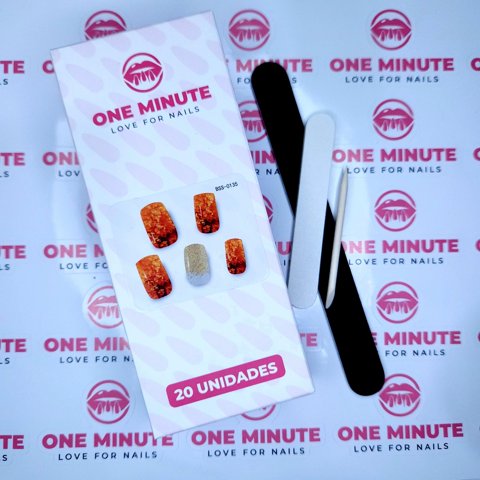 One Minute - Uñas Gel Semicuradas Diseño 135